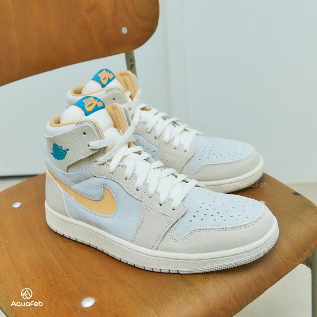 NIKE 耐吉】Air Jordan 1 Zoom CMFT 2 男鞋淺棕色經典喬丹運動休閒鞋