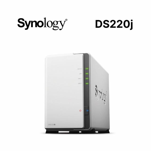 Synology 群暉科技】DS220j 2Bay NAS 網路儲存伺服器- momo購物網