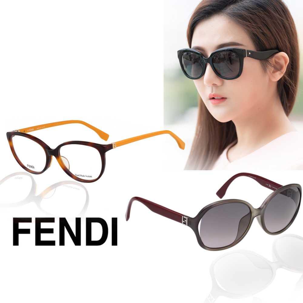FENDI太陽眼鏡【FENDI 芬迪】GUCCI/CK/GA/SWAROVSKI光學/太陽眼鏡(共多款任選)