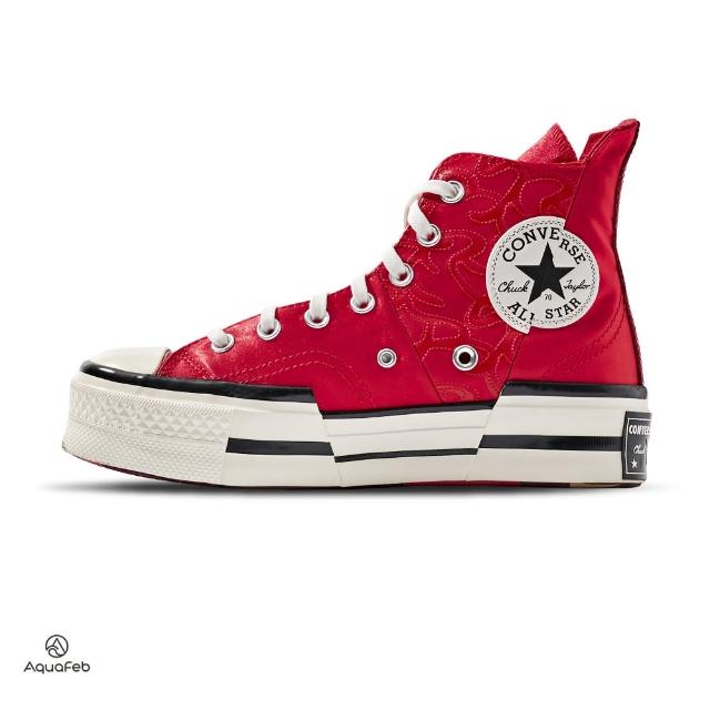 【CONVERSE】Chuck 70 Plus HI 男女紅色高筒新年限定解構休閒鞋