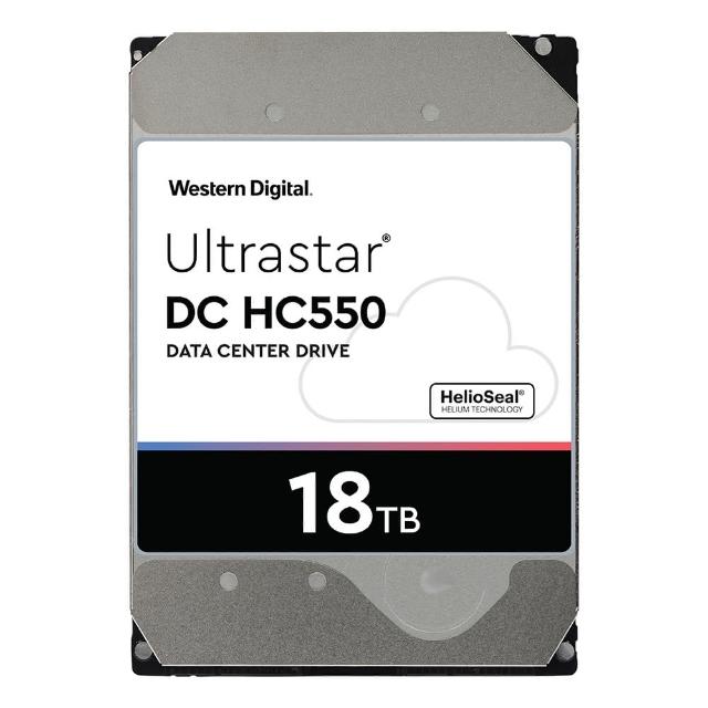 WD 威騰】Ultrastar DC HC550 18TB 3.5吋7200轉512MB 企業級內接硬碟