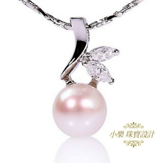 【小樂珠寶】好美天然珍珠養珠墜子項鍊(百搭低調奢華款)