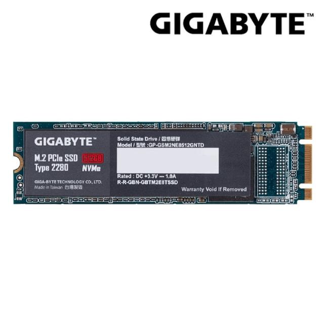 【GIGABYTE 技嘉】512G/M.2 PCIe 2280 固態硬碟