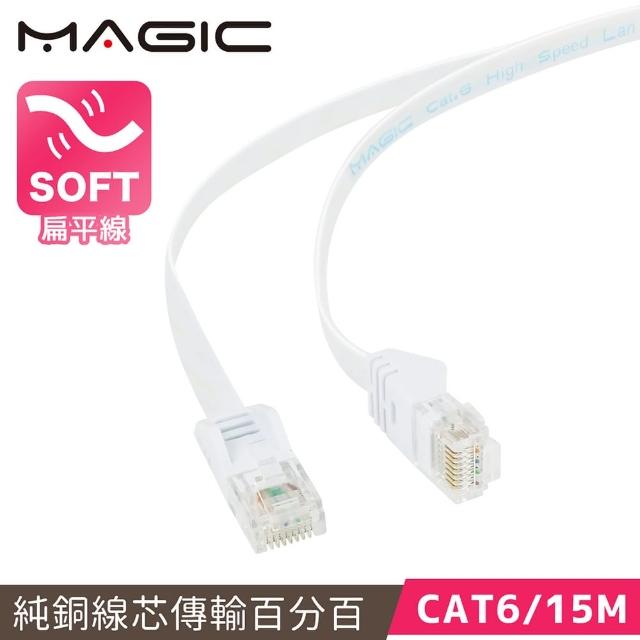 【MAGIC】Cat.6 超薄 Hight-Speed 網路線(15M)