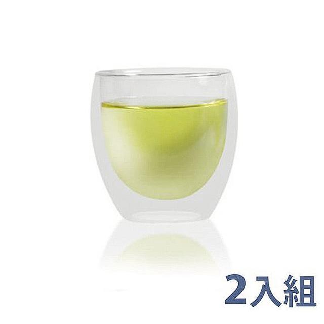 【WUZ 屋子】奇高 耐熱如意雙層玻璃杯220ml(2入組)