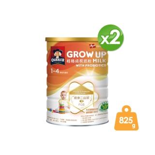 【QUAKER 桂格】三益菌成長奶粉825g×2罐(新包裝 3號 1-4幼童適用)
