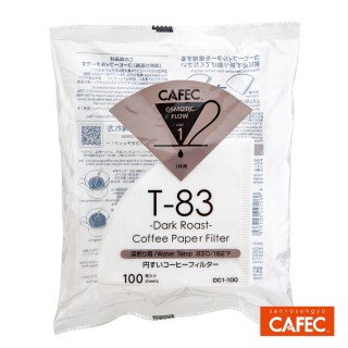 【日本三洋產業CAFEC】總代理 CAFEC 深焙專用錐形濾紙 1-2人份(DC1-100W)