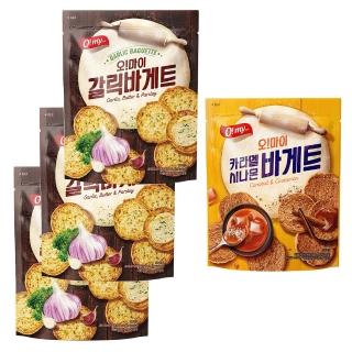 韓國歐邁福正統法式麵包餅乾狂銷熱賣口味3加1組
