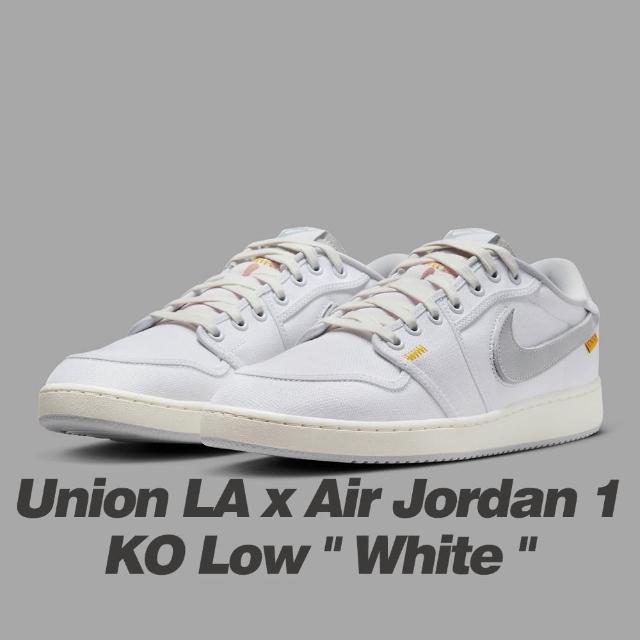 【NIKE 耐吉】聯名款休閒鞋換勾男款Union LA x Air Jordan 1 KO