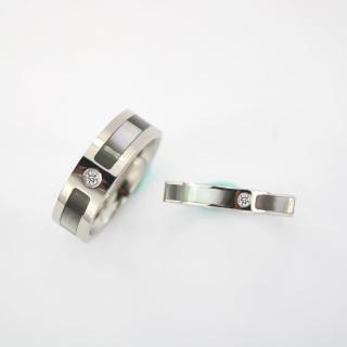 【xmono】不鏽鋼貝殼戒指(男女對戒)
