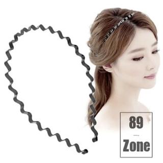 【89 zone】法式古典細版波浪 髮飾 頭飾 飾品 髮箍 3 入(不挑款/混色隨機出貨)
