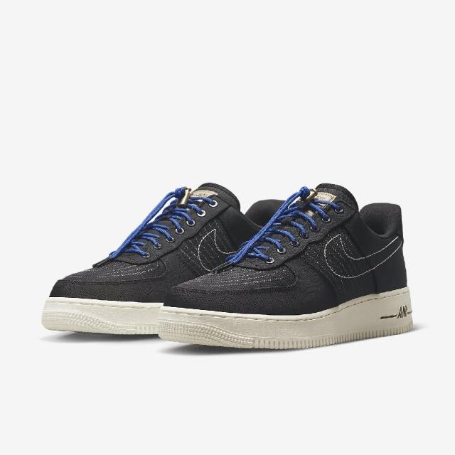 NIKE 耐吉】休閒鞋Air Force 1 07 LV8 黑白男鞋AF1 刺繡MOVING CO