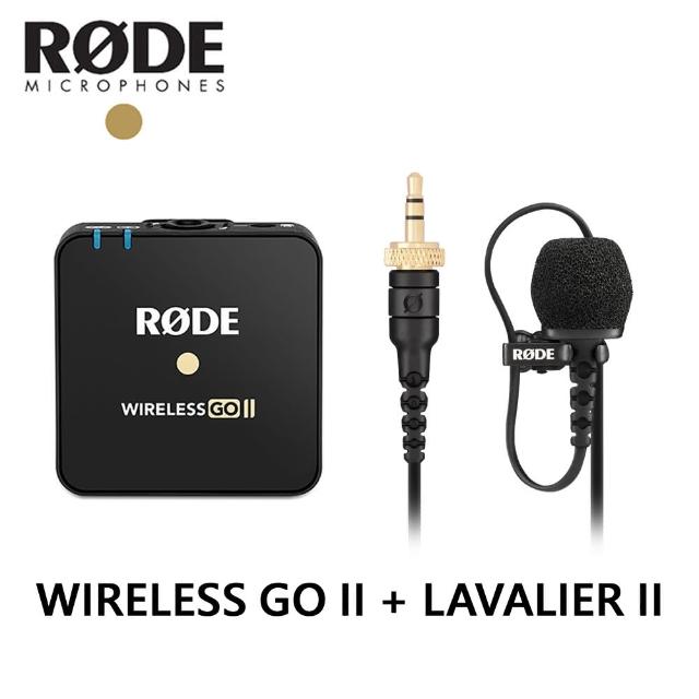 【RODE】WIRELESS GO II 微型無線麥克風+ LAVALIER II 二代領夾