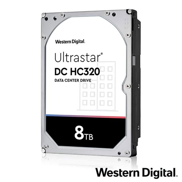 WD 威騰】Ultrastar DC HC320 8TB 3.5吋7200轉128MB 企業級內接硬碟