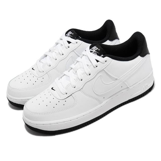 【NIKE 耐吉】休閒鞋 Air Force 1 07 ESS 大童 女鞋 白 黑 AF1 黑底 熊貓(DV1331-100)