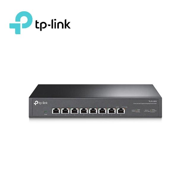 【TP-Link】TL-SX1008 8埠port 100Mbps/1Gbps/10Gbps Gigabit桌