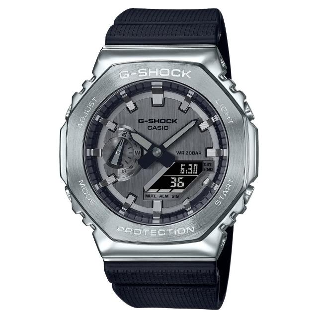 CASIO 卡西歐】八角金屬原創經典G-SHOCK系列(GM-2100-1A) - momo購物網