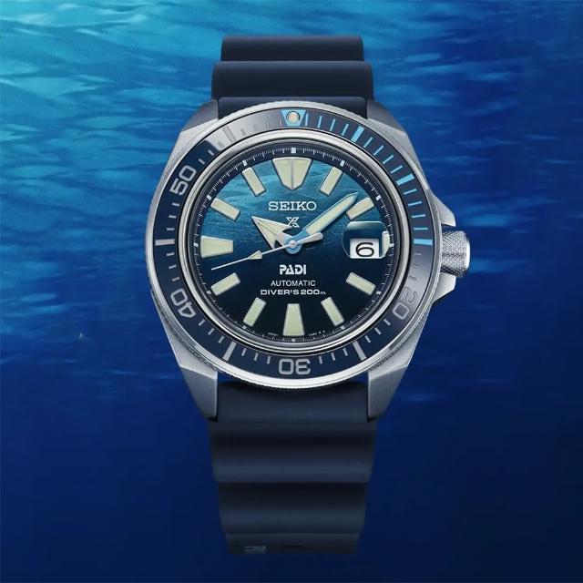 【SEIKO 精工】Prospex PADI 海龜特別版200米潛水機械錶-45mm