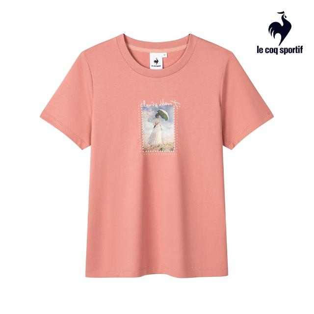 【LE COQ SPORTIF 公雞】莫內風格法式經典短袖T恤 女-2色-LYP22305