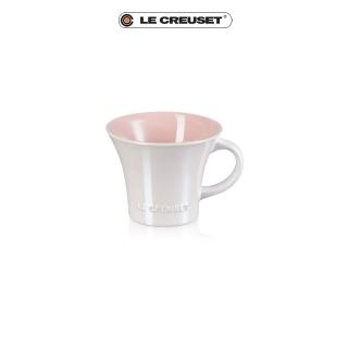 【Le Creuset】瓷器珠光薔薇英式午茶杯280ml(珠光粉)