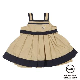 【STEIFF】熊頭童裝 婚禮無袖公主傘狀洋裝(洋裝)