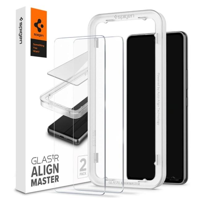 【Spigen】Galaxy  A53 5G Align Master-玻璃保護貼(透明-含玻璃保貼x2)