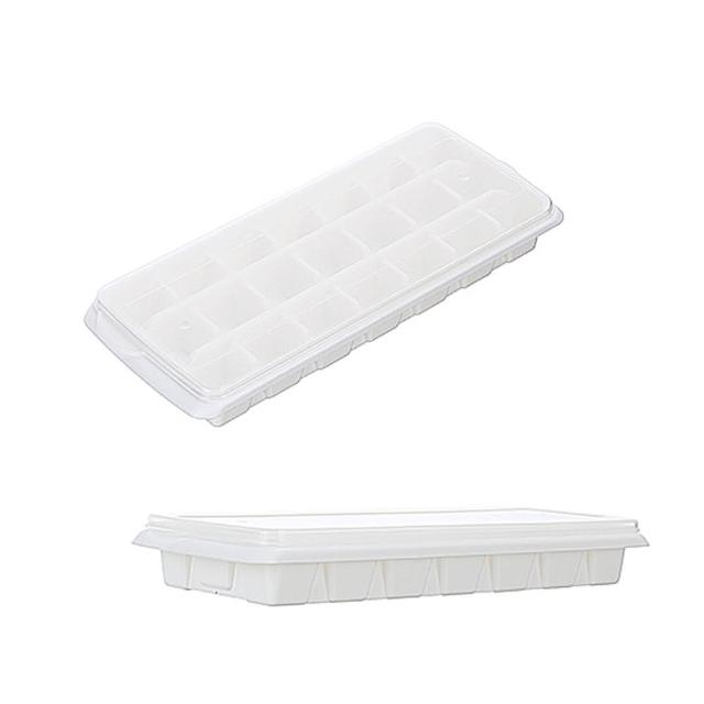 【生活King】加蓋製冰盒/冰塊盒/製冰器(21格)