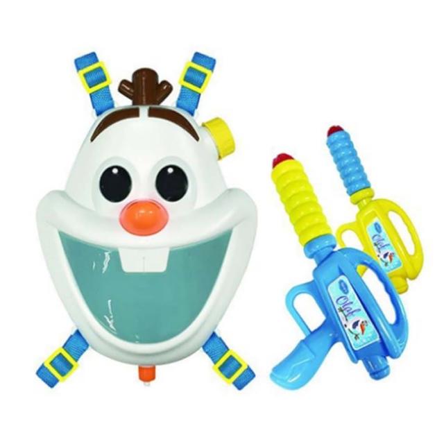 【Disney 迪士尼】夏日戲水-雪寶背包水槍(DS73039)