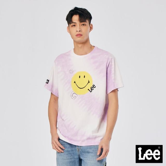 【Lee 官方旗艦】男裝 短袖T恤 / Lee X Smiley聯名 共2色 舒適版型 / Lee X Smiley 系列(LL220196)