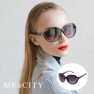 【ME&CITY】歐美簡約簍空點綴太陽眼鏡 品牌墨鏡 抗UV400(ME1204 L01)