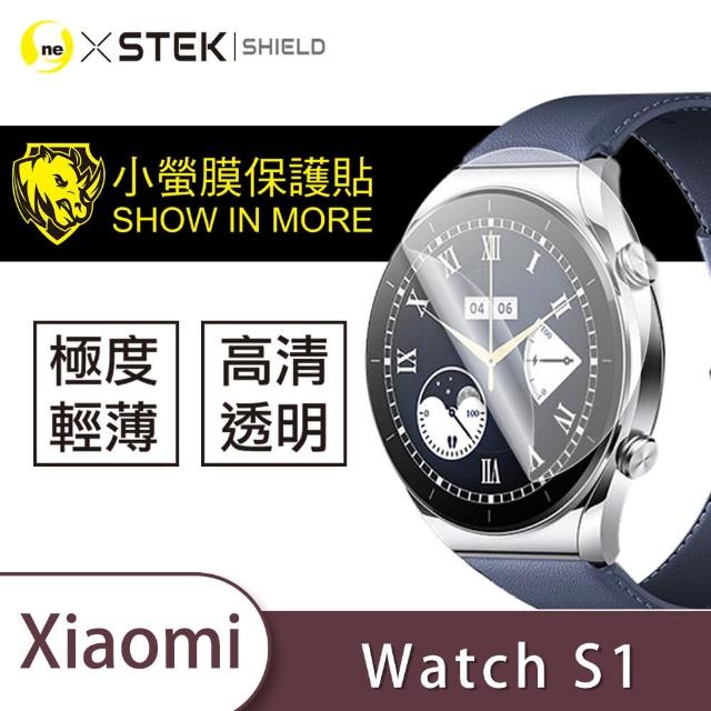 【o-one台灣製-小螢膜】小米Xiaomi Watch S1 滿版螢幕保護貼(2入)