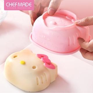 【美國Chefmade】Hello kitty 凱蒂貓造型 4吋矽膠蛋糕點心模(CM061)