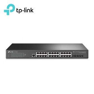 【TP-Link】TL-SG3428X 24埠 10Mbps/100Mbps/1Gbps RJ45 Gigabit L2 管理型交換器(4 10GE SFP 插槽)