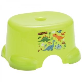【小禮堂】恐龍 兒童塑膠浴椅 《綠集合款》(平輸品)