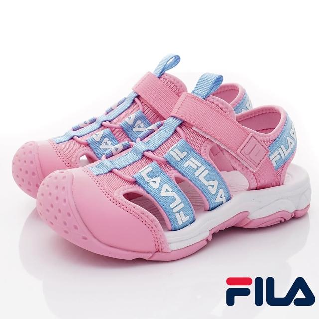 【童鞋520】FILA童鞋-運動涼鞋款(3-S417W-531粉-19-24cm)