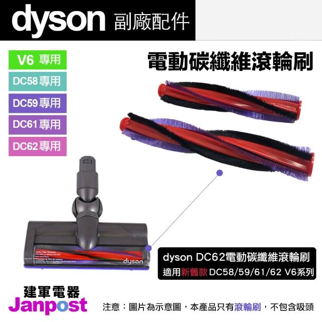 Janpost】Dyson 副廠配件V6 DC62 DC59 DC58 61 motorhead 電動碳纖維吸