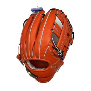 【MIZUNO 美津濃】Global Elite矽膠標約11.5吋棒球手套內野投手十字檔橘紅色(1AJGR29613)