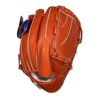 【MIZUNO 美津濃】Global Elite矽膠標約11.75吋棒球手套內野投手全封檔橘紅色(1AJGR29601)