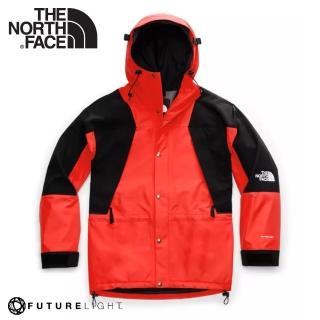 【The North Face】男 ICON 防水防風外套 美版《橘/黑》4R52/衝鋒衣/防水外套/風雨衣(悠遊山水)