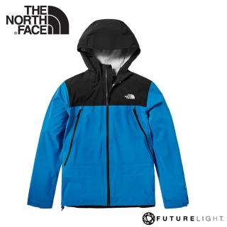 【The North Face】男 FL防水外套《黑/藍》46LA/防水透氣衝鋒衣/防風外套/防水夾克(悠遊山水)