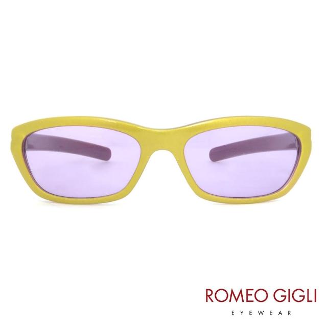 【Romeo Gigli】義大利復古亮麗太陽眼鏡(黃紫-RG165-001)