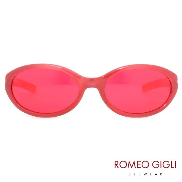 【Romeo Gigli】義大利俏皮透明感太陽眼鏡(桃紅-RG164-412)