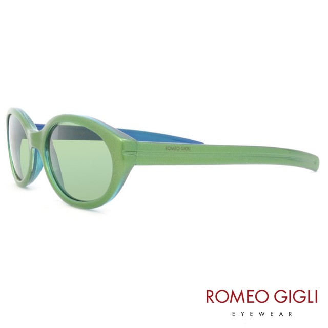 【Romeo Gigli】義大利俏皮透明感太陽眼鏡(綠-RG164-011)