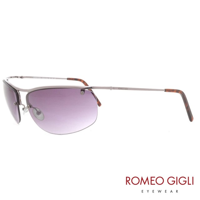 【Romeo Gigli】義大利復古飛官造型太陽眼鏡(銀-RG565-03)