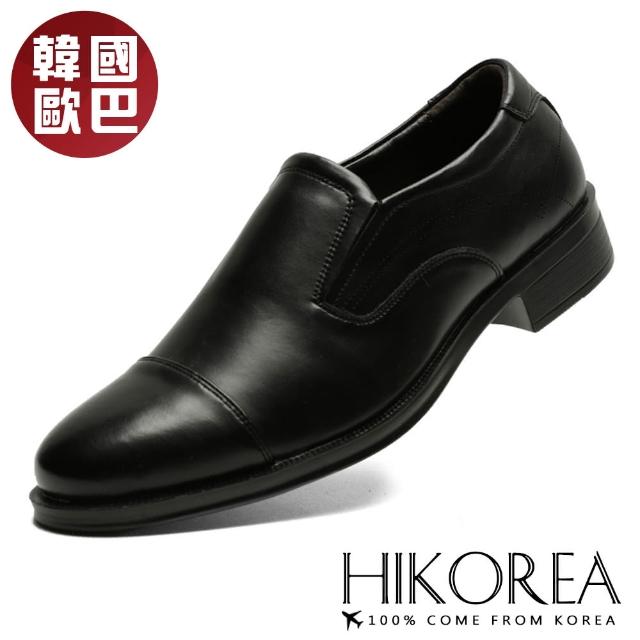 【HIKOREA】韓國空運。造型直套款正裝皮鞋/皮革厚底/男鞋(73-495/現貨+預購)