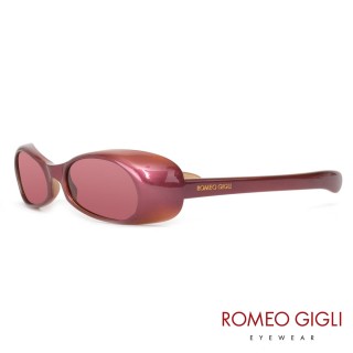 【Romeo Gigli】義大利質感橢圓鏡框太陽眼鏡(紫-RG217-9I1)
