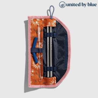 【United by Blue】防潑水吸管收納包組 Straw Kit 814-037 印花款(休閒 旅遊 居家 撥水 環保吸管 餐具)