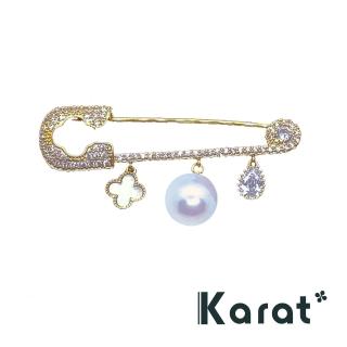 【KARAT】天然珍珠胸針/墜兩用(別針款)