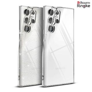 【Ringke】三星 Galaxy S22 Ultra 6.8吋 Air 纖薄手機保護殼 透明 亮粉透明(Rearth 透明手機殼)
