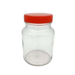 【生活King】6號旋蓋玻璃密封罐/儲物罐/醬菜瓶-1斤瓶(6入組)